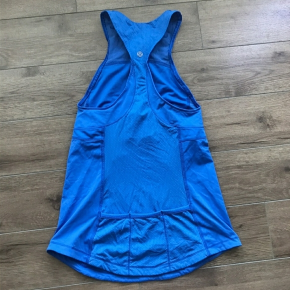 Lululemon rare blue zippy run tank! - Picture 3 of 5